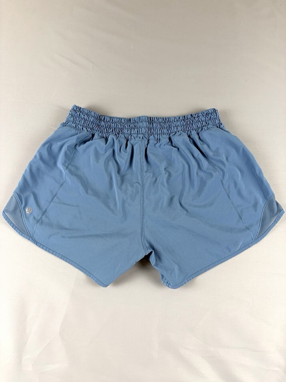 Lululemon Hotty Hot High-Rise Lined Short 4” Size 6 Utility Blue W7ARIT